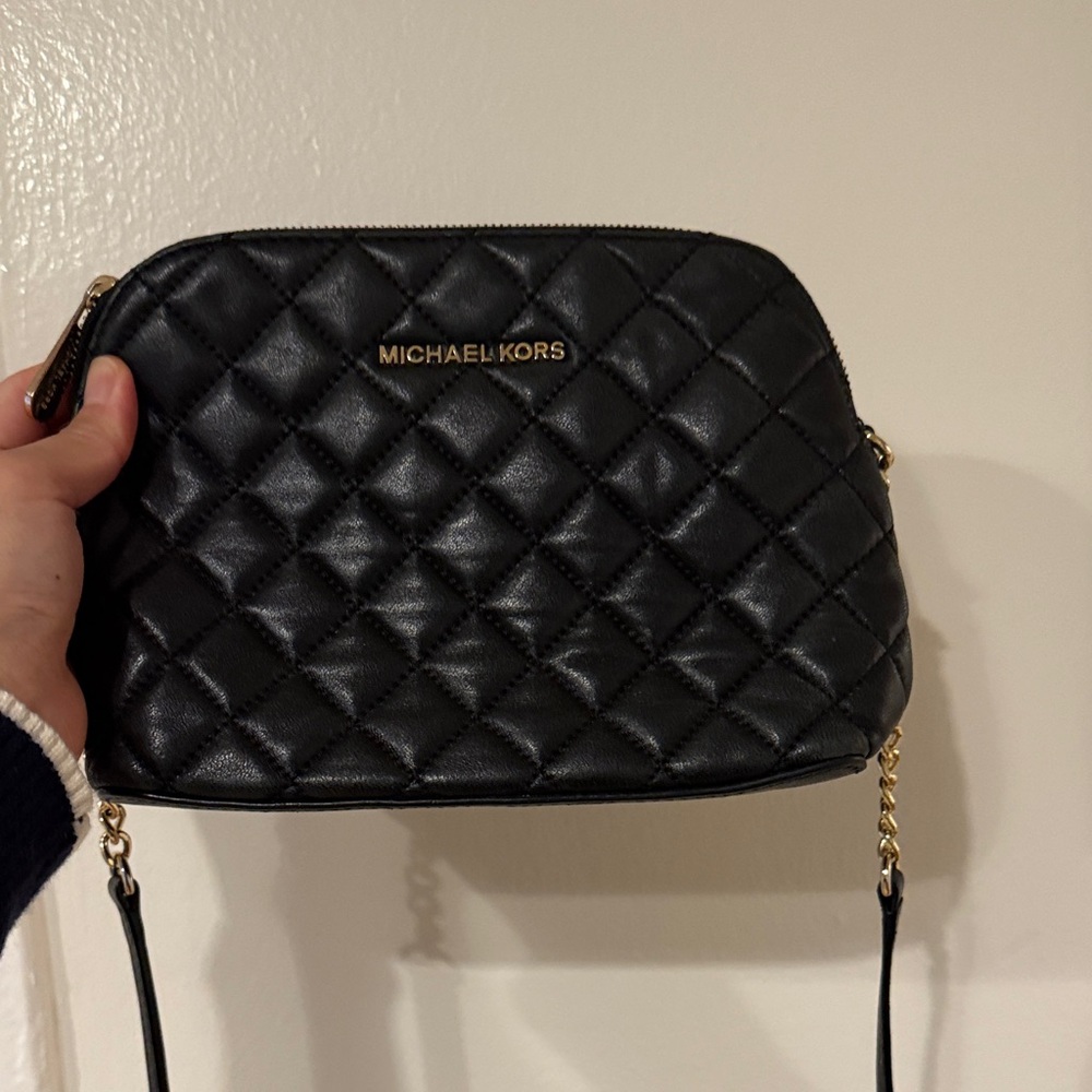 Michael Kors Quilted Black Crossbody Bag
